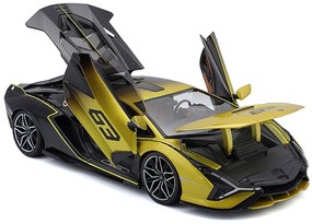 Bburago Plus - модел на кола 1:18 - Lamborghini Sian FKP 37 с преливащи цветове