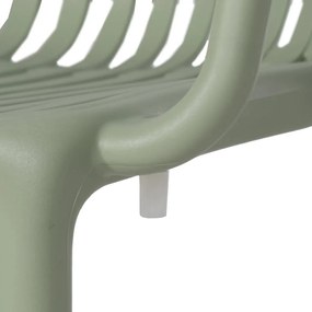 Зелен пластмасов трапезен стол Alia – Ixia