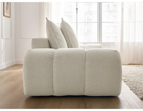 Бял шенилов диван 278 cm Everest – Bobochic Paris