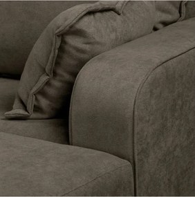 Кафяв ъглов диван (десен ъгъл) Beata - Ropez