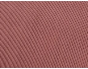 Розов сгъваем/с място за съхранение ъглов диван от рипсено кадифе Voltaire – Bobochic Paris