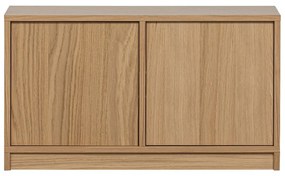 Модулна маса за телевизор с дъбов декор в естествен цвят 77x44 cm Modulair - vtwonen