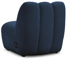 Тъмносиньо кресло от прежда с примки от букле Janissaire – Bobochic Paris