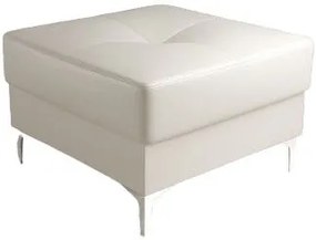 Табуретка Atlas 55-бяла кожа