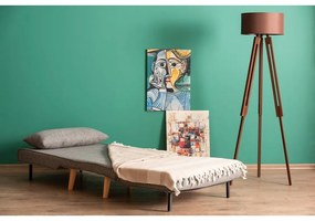 Светлосиво кресло Folde - Artie