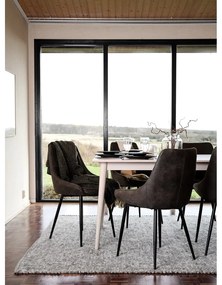 Сгъваема дъбова маса за хранене 180x90 cm Tyler - Rowico