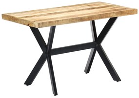 247441 vidaXL Трапезна маса, 120x60x75 cм, мангово дърво масив