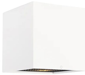 Дизайнерски повърхностно монтиран прожектор бял GU10 111mm - Box Honey