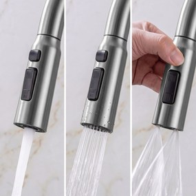 Многофункционална стоманена мивка 10 в 1 REA Alonzo Brush Nickel