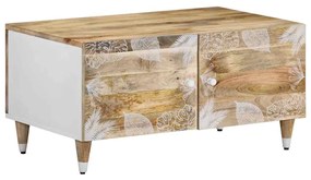 4018669 vidaXL Кафе маса, 80x50x40 см, мангово дърво масив