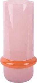 Светлорозова стъклена ваза (височина 28 cm) Animado Anillo – PT LIVING
