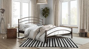 Легло Kelly-110x190-Brown σφυρίλατο-Με ποδαρικό