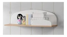Детски рафт от бор в бял и естествен цвят Kiddy - Vipack