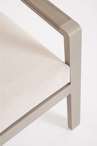 Бежов алуминиев градински комплект за отдих за 5 Elna – Bizzotto