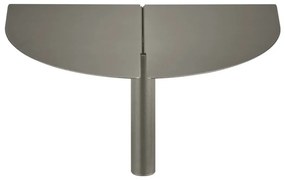 Сив стоманен стенен рафт 30 cm Oru – Blomus