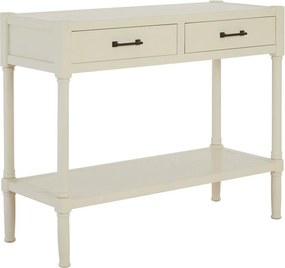 Бяла конзолна маса от масивен бор 35x91 cm Heritage – Premier Housewares