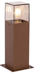 Интелигентна подова лампа за външно осветление ръждиво кафява 30 см с WiFi P45 - Denmark