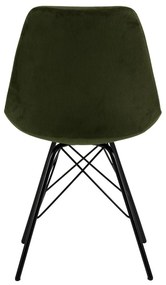 Тъмнозелен трапезен стол Eris - Actona