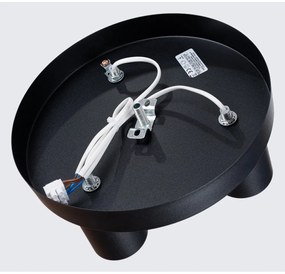 Черно осветително тяло за таван Castro – Sollux