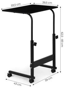 Мобилно бюро с регулируема височина 43 x 39 x 83 cm