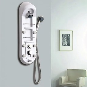 Хидромасажен душ панел ICSH 3091, бял, 103.5х30см
