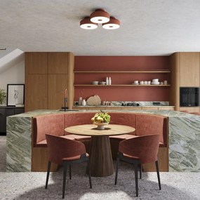 Оранжево осветително тяло за таван ø 30 cm Blacko – Sollux