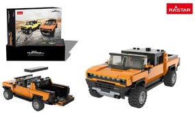 Rastar - Джип Hummer EV Bricks за сглобяване 1:30 Оранж 93700