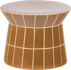 Керамична кръгла странична масичка ø 38 cm Plu – WOOOD