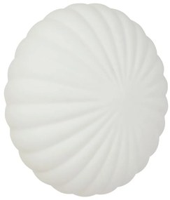 Бяла стенна лампа Kumu – Hübsch