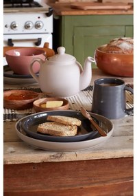 Тъмно сива керамична чиния, ø 20 cm Serenity - Mikasa