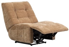 Светлокафяво кресло с регулируем наклон от рипсено кадифе Hein – WOOOD