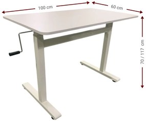 Бюро Adapt с регулируема височина