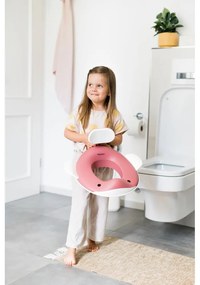 Тъмнорозова детска седалка за тоалетна Dusty pink – Kindsgut