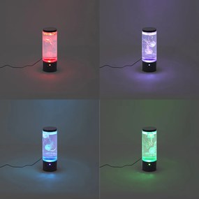 Тръбна лампа с балончета черна 30 см вкл. LED RGB - Dweller