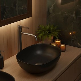 Смесител за мивка Rea Foster Brush Nickel High