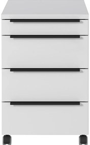 Светлосиво шкафче 42x63x60 cm Mailand – Germania