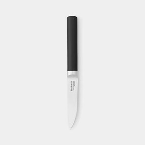 Нож за плодове и зеленчуци Brabantia Profile 1003292, 9 см, Закалена стомана, Устойчив на надраскване и корозия, Черен