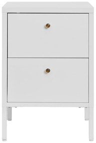 Бяло метално нощно шкафче Dalby – House Nordic