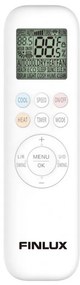 Инверторен климатик Finlux 12QUA58LIS, 12000 BTU, 30 м2, А+++, Wi-Fi, Работа при -25C, Плазмен филтър, Бял