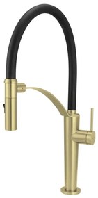 Deante BRC_R72M - Кран за мивка с гъвкаво рамо CORDA матов златист