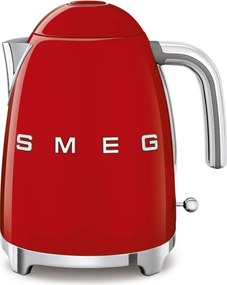 Електрическа кана SMEG KLF03RDEU, 2400 W, 1.7 л, 360° основа, Гланцово покритие, Червен