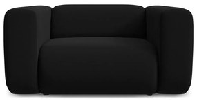 Черно кадифено кресло Ekahi – Makamii