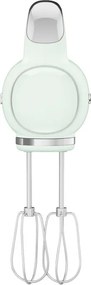 Ръчен миксер SMEG 50's Style HMF01PGEU, 250W, 9 скорости, Турбо, Скрит LED дисплей, Таймер, Аксесоари, Зелен