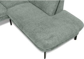 Светлосив ъглов диван (десен ъгъл) Gomero – Scandic