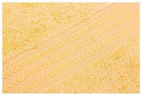 Жълта кърпа от чист памук , 70 x 140 cm - Foutastic