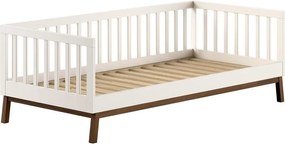 Бежово детско легло 90x200 cm от масивен бор с включена подматрачна рамка Sezane – Vipack