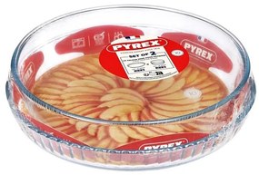 Комплект от 2 форми за пай PYREX, Ø 26/28 см