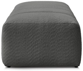 Тъмносива табуретка от прежда с примки от букле Annecy – Bobochic Paris