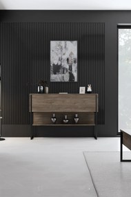Скрин Luxe, цвят Черен Орех