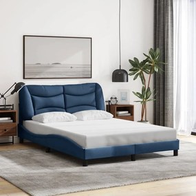 3207764 vidaXL Рамка за легло без матрак Blue 120x200cm Fabric